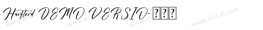Harfterd DEMO VERSIO字体转换